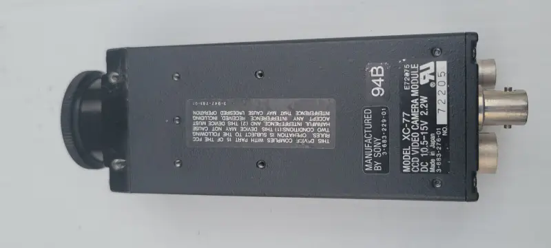 SONY yksivärinen CCD-teollisuuskamera XC-77