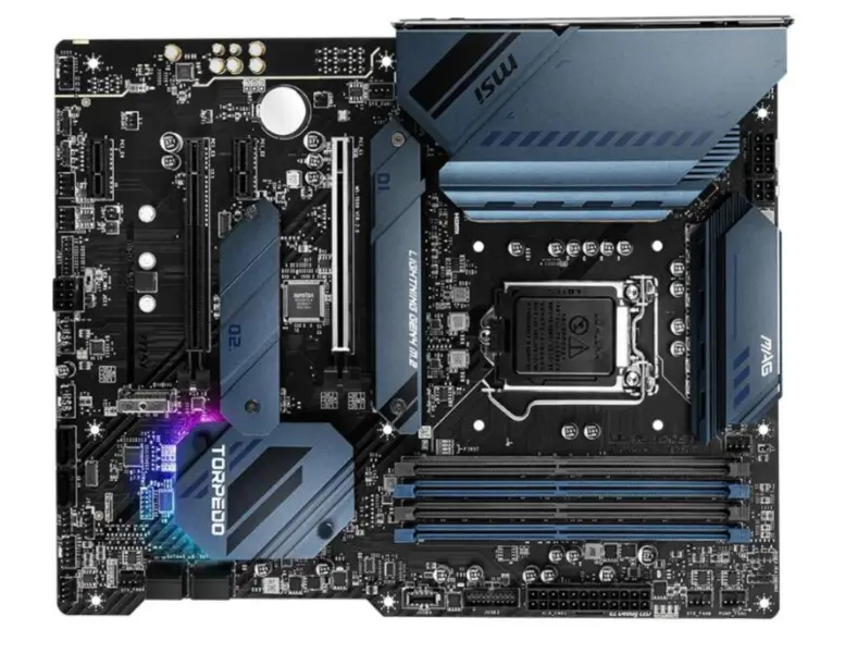 MSI Z590 TORPEDO -emolevy LGA1200 tukee 11900K/11700K-suorittimia.