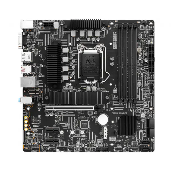 MSI Z590M BOMBER -emolevy LGA1200 Z590 DDR4 128GB Micro ATX-emolevy