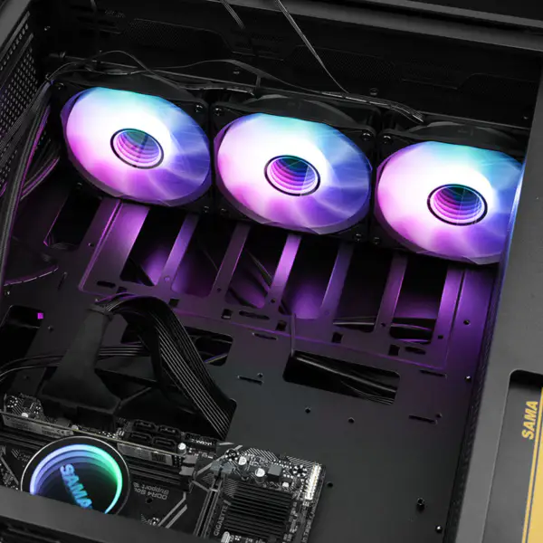 Kuparin jäähdytyslevyn jäähdytyslevy Infinity Fan jäähdytys Cpu veden jäähdytin