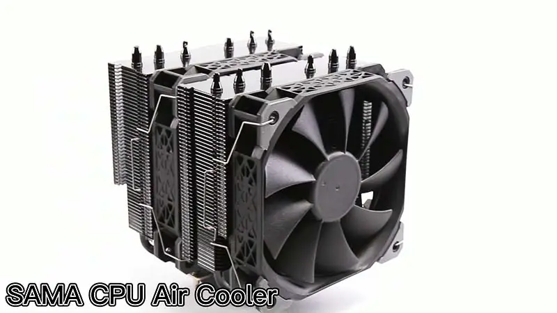 Cpu Air Cooler Led Cpu jäähdytin tuuletin tietokoneen tapauksessa