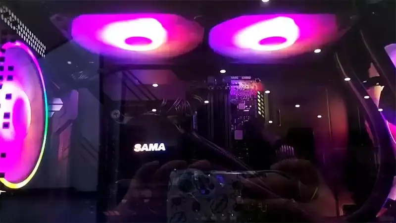 Sama 120mm jäähdytin Cpu Liquido Intel Cpu jäähdytin lämpötilalla Gaming tietokoneen nestejäähdytin