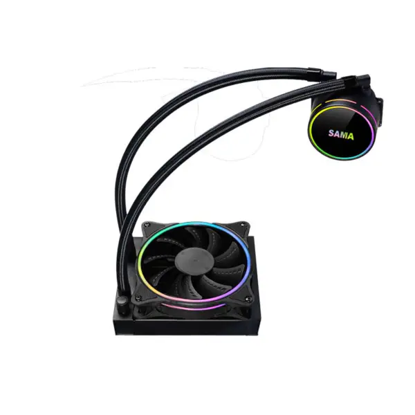 Sama 120mm jäähdytin Rainbow Pc Para Cpu Rgb nestejäähdytin lohko tietokoneen Cpu vedenjäähdyttimet