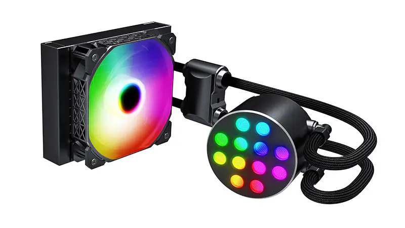 Sama 120mm jäähdytin Rainbow Pc Para Cpu Rgb nestejäähdytin lohko Tietokoneen Cpu vedenjäähdyttimet ja jäähdytys tuuletinjärjestelmät Pc Cpu:lle