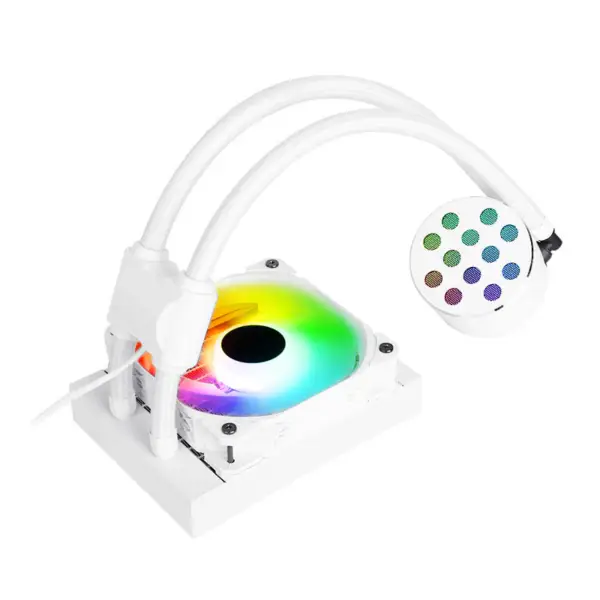 Sama 12cm Aio Cpu jäähdytin jäähdytin kupari näyttö vesi nestejäähdytys Pc Cpu jäähdytin Rgb hehkua alemman melun pumppu