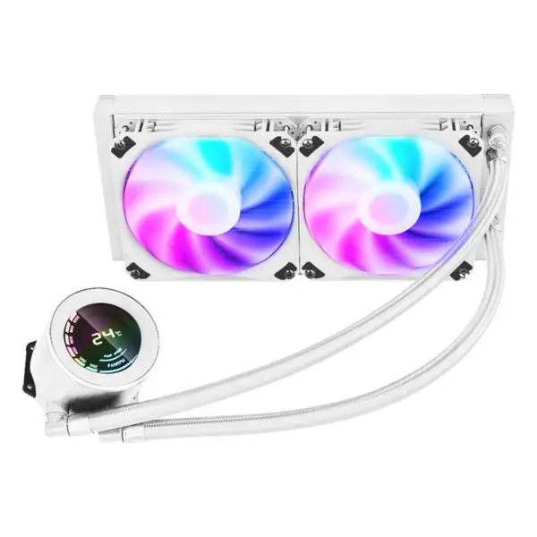 Sama 240 Cpu-vedenjäähdytin jäähdytyselementti Lämmönsiili hyväksyy 12600k 115x /2700/3600/5950x Cpu-patterin jäähdytyksen Rgb-jäähdyttimen tuulettimen Cpu-nestejäähdytyksellä
