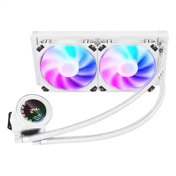 Sama 240mm Aio Cpu nestejäähdytysvesijäähdytyspaketti Pc-järjestelmä Lcd-näyttöön