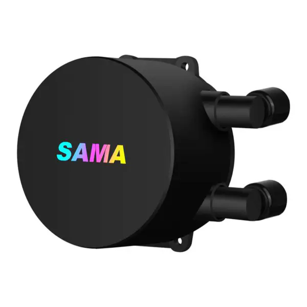 Sama 240mm integroitu Cpu-vesijäähdytysnesteen jäähdytin, jossa on valo