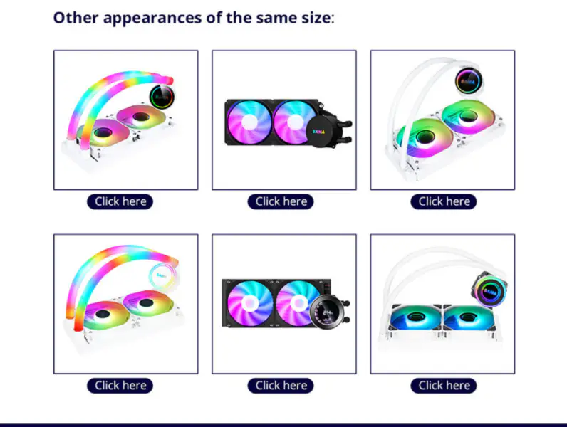 Sama 240mm jäähdytin Rainbow Pc Para Cpu Rgb nestejäähdytin lohko Tietokone Cpu vesijäähdyttimet ja jäähdytys tuuletinjärjestelmät Pc Cpu:lle