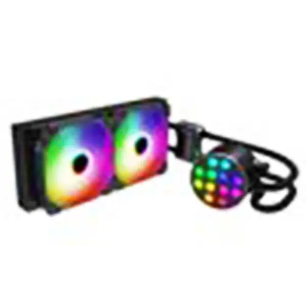 Sama 24cm Aio Cpu jäähdytin jäähdytin kupari näyttö vesi nestejäähdytys Pc Cpu jäähdytin Rgb hehkua alemman melun pumppu