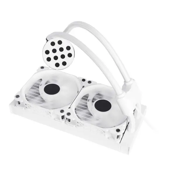 Sama 24cm Aio Cpu jäähdytin jäähdytin kupari näyttö vesi nestejäähdytys Pc Cpu jäähdytin Rgb hehkua alemman melun pumppu
