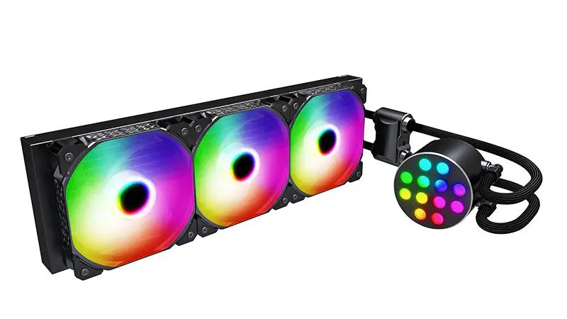 Sama 360mm 240mm 120mm integroitu Cpu veden jäähdytys valolla