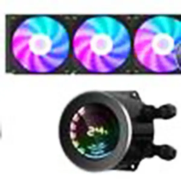 Sama 360mm Aio Cpu nestejäähdytysvesijäähdytyspaketti Pc-järjestelmä Lcd-näyttöön