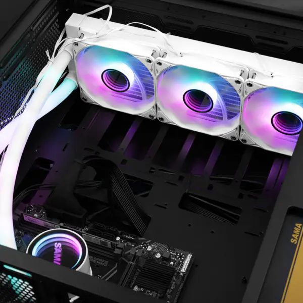 Sama 360mm Cpu vesijäähdytys 5v Argb tuulettimella Vahva vedenjäähdytin pelaamiseen Tietokoneen tapauksessa nestejäähdytin Cpu: lle
