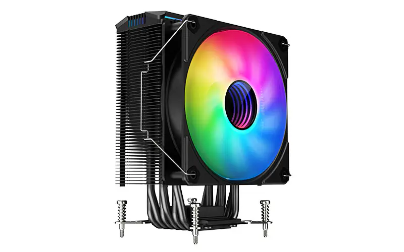 Sama 6 lämpöputket Cpu jäähdytin 120mm Pwm 4 Pin Pc jäähdytin hiljainen Intel Lga 1700 1200 1150 1151 1155 Amd Am4 Am5 Cpu jäähdytys F