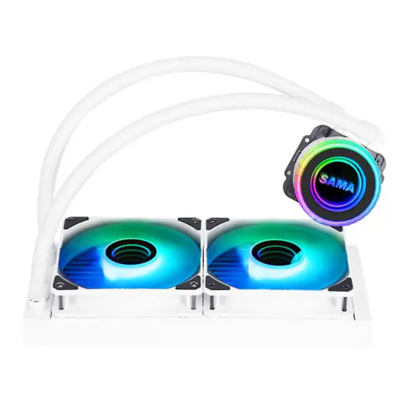 Sama Aio Cpu 240mm jäähdytin Valkoinen musta jäähdytyselementti neste Rgb jäähdytin Cpu Pc tietokoneen prosessori veden jäähdytys jäähdytin Pc Gaming