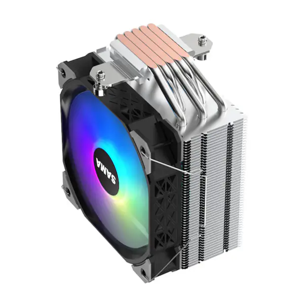 Sama Am4 Am5 Cpu ilmajäähdyttimet 5 Electroplate lämpöputket prosessorin jäähdytys 115x/1366/1200/2011/2066/1700 ilmajäähdytin