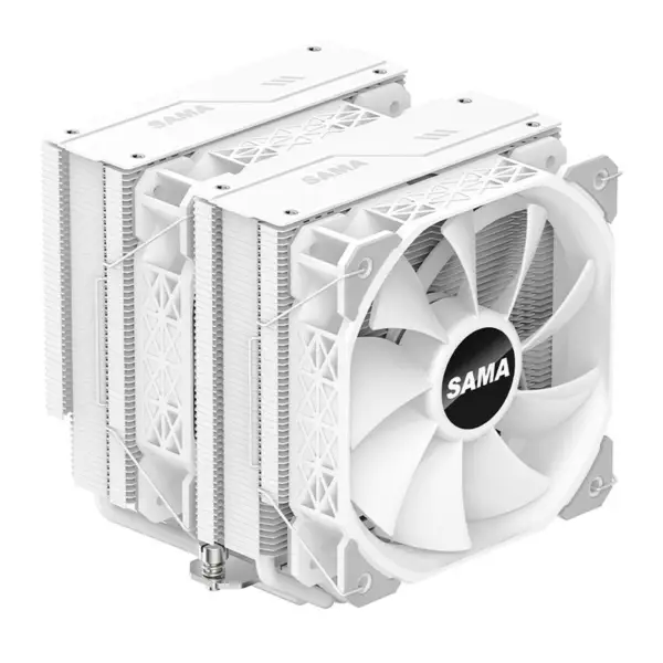Sama Am4 Am5 Cpu Heatsink Cooler Vahva toiminnallinen tuuletin Double Fan Cooler Cpu-prosessorin jäähdytysjärjestelmä