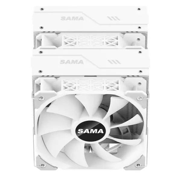 Sama Am4 Am5 Cpu Heatsink Cooler Vahva toiminnallinen tuuletin Double Fan Cooler Cpu-prosessorin jäähdytysjärjestelmä