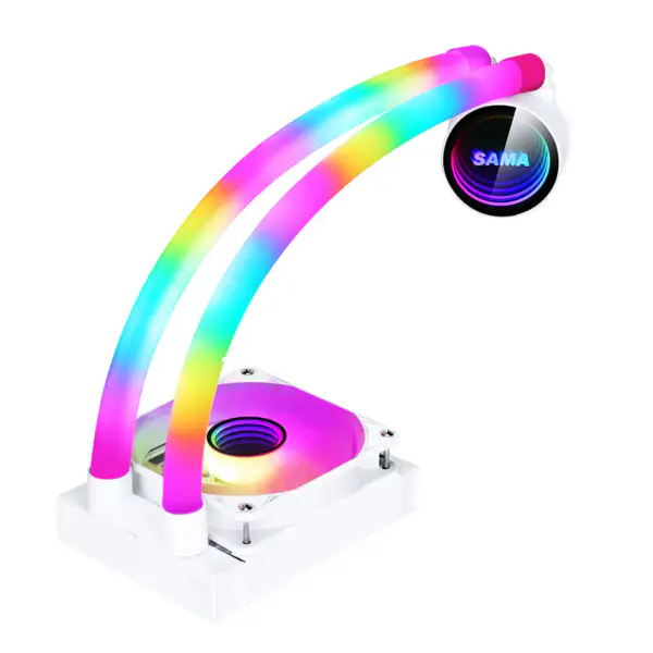 Sama Argb Controling Single 12cm Rgb tuuletin Cpu Cpu veden jäähdytys jäähdytin