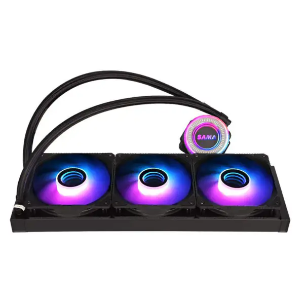 Sama Mukautettava Amd 360mm Aio Cpu nestejäähdytysvesijäähdytyspaketti, jossa on Infinity Mirror -suunnittelu