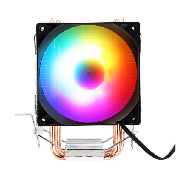 Sama räätälöitävissä logo tietokoneen jäähdytys tuuletin 5v 3pin Rgb Heatsink Pc Intel Amd Cpu Air Cooler 3 Heatpipes 40000h Cpu jäähdytin