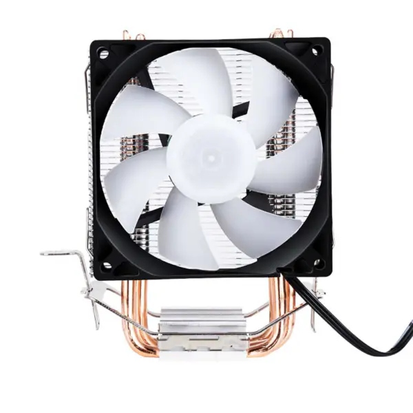 Sama räätälöitävissä logo tietokoneen jäähdytys tuuletin 5v 3pin Rgb Heatsink Pc Intel Amd Cpu Air Cooler 3 Heatpipes 40000h Cpu jäähdytin