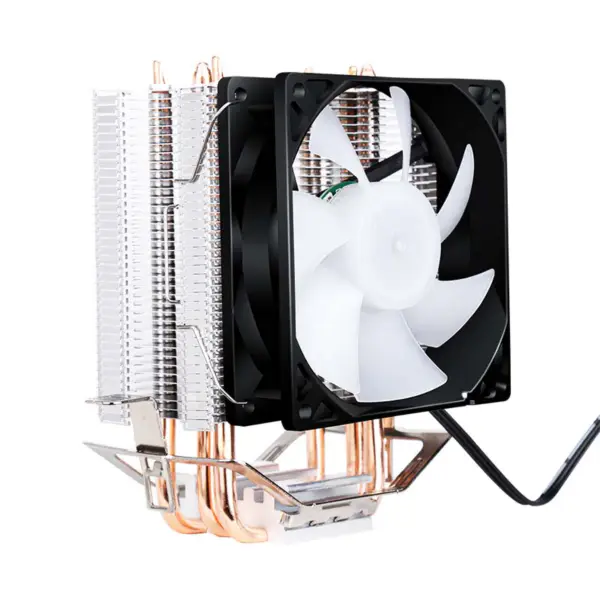 Sama räätälöitävissä logo tietokoneen jäähdytys tuuletin 5v 3pin Rgb Heatsink Pc Intel Amd Cpu Air Cooler 3 Heatpipes 40000h Cpu jäähdytin