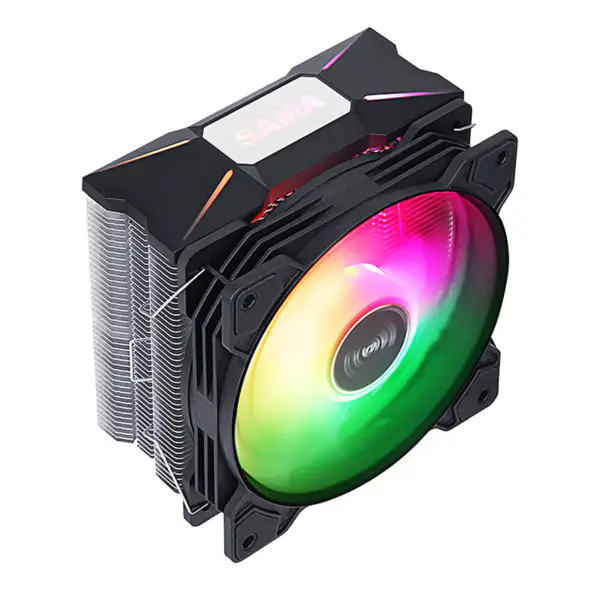 Sama 4 Heatpipes Argb Light Effect Cpu Air Cooler Cpu jäähdytin Cpu jäähdytin