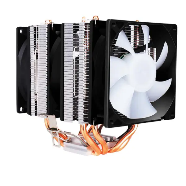 Sama Color Intel 775/115x/1700 4 lämpöputkea kolminkertaiset Pwm-tuulettimet Cpu Cooler Frgb Gaming Pc: lle