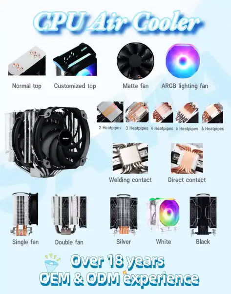 Sama Hdro laakeri Tietokoneen Cpu jäähdytys jäähdytin jäähdytin tuuletin Pc-pelaamisen tapauksessa
