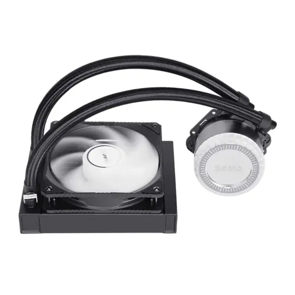 Sama Musta 120mm jäähdytin Pc Cpu nestejäähdytysjärjestelmä