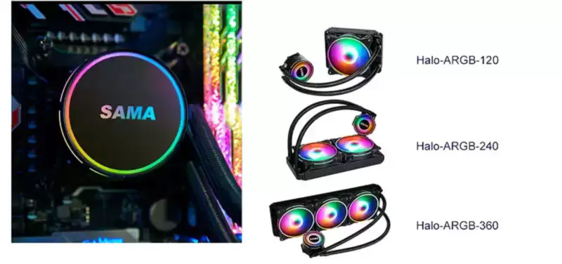 Sama Pc 360mm jäähdytin Nestemäinen Aio Cpu jäähdytin Gpu vesijäähdytysjärjestelmä Cpu: lle