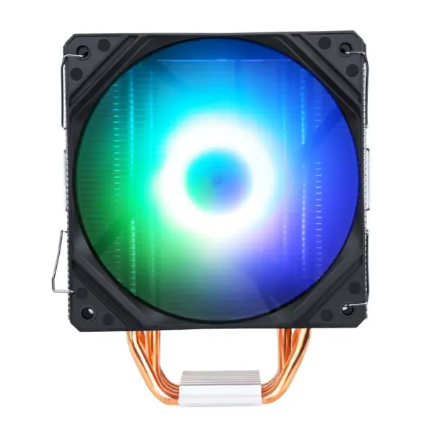 Sama Musta musta sateenkaari Rgb Gaming tietokone jäähdytys jäähdytin lämpöputki prosessori ilma jäähdytys Cpu ilma jäähdyttimet 4 kupari putken kanssa