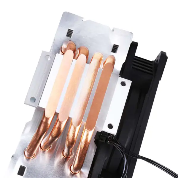 Sama Musta musta sateenkaari Rgb Gaming tietokone jäähdytys jäähdytin lämpöputki prosessori ilma jäähdytys Cpu ilma jäähdyttimet 4 kupari putken kanssa