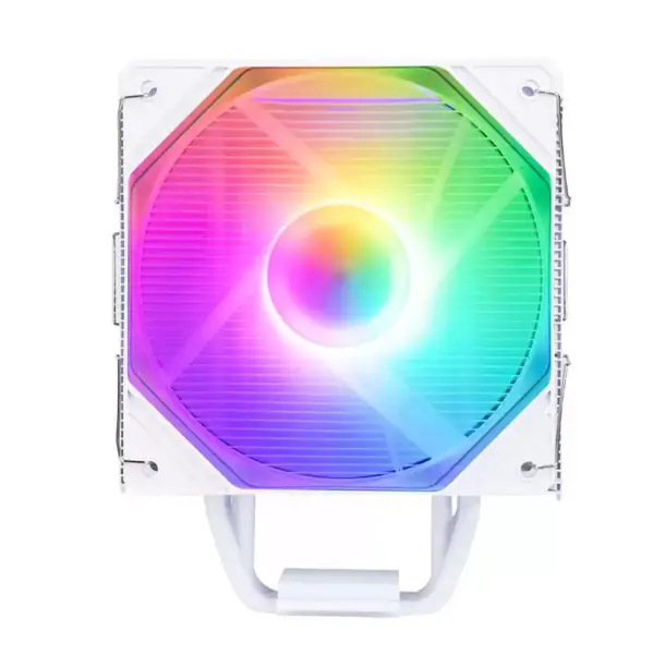 Sama valkoinen sateenkaari Rgb Gaming tietokone jäähdytys jäähdytin lämpöputki prosessori ilma jäähdytys Cpu ilma jäähdyttimet 4 kupariputken kanssa