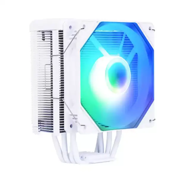 Sama valkoinen sateenkaari Rgb Gaming tietokone jäähdytys jäähdytin lämpöputki prosessori ilma jäähdytys Cpu ilma jäähdyttimet 4 kupariputken kanssa