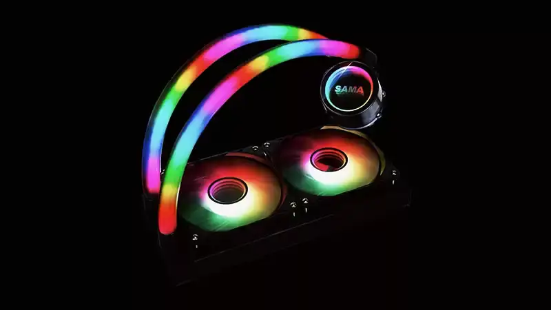 Sama Räätälöity 120mm Rgb valaistus nestemäinen Aio jäähdytin Cpu neste jäähdytin veden jäähdytys neste jäähdytin Pc: lle