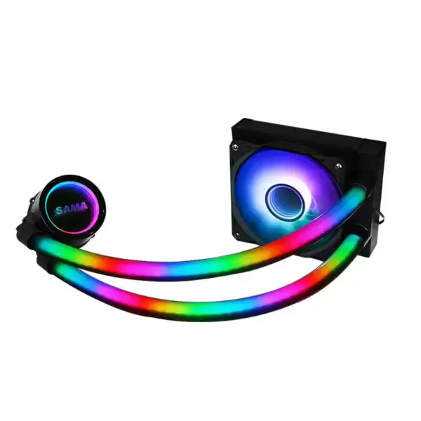 Sama Räätälöity 120mm Rgb valaistus nestemäinen Aio jäähdytin Cpu neste jäähdytin veden jäähdytys neste jäähdytin Pc: lle