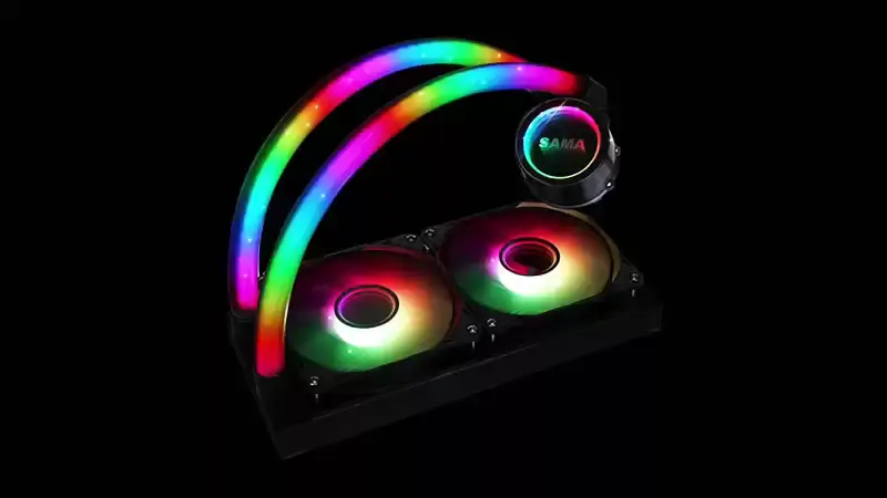 Sama Räätälöity 240mm Rgb valaistus nestemäinen Aio jäähdytin Cpu neste jäähdytin veden jäähdytys neste jäähdytin Pc: lle