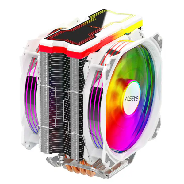 Alseye 4 lämpöputki 120mm sync dual tuuletin torni Argb Cpu ilma jäähdytys tuuletin