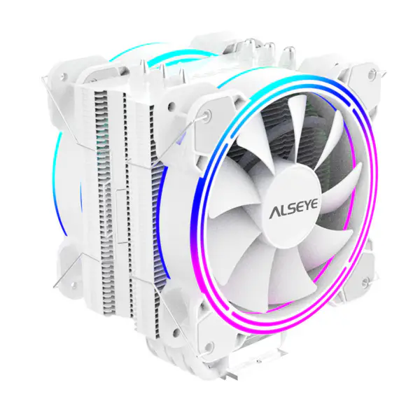 Alseye 6pipes 120mm Heatsink Dual Fan Argb Cpu tuuletin jäähdytin