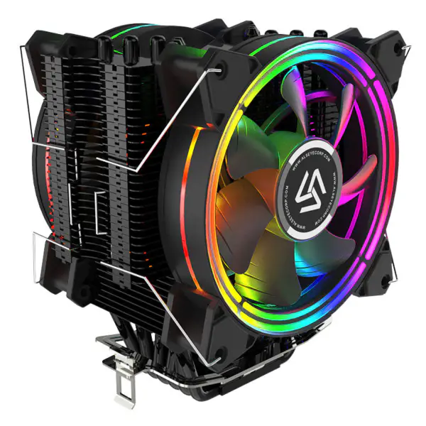 Amazon Myydyin Tdp 180w Gaming tapauksessa Cpu jäähdytin 120mm Pwm asia tuuletin lämpö putket Universal Platform Pc Air Cooler