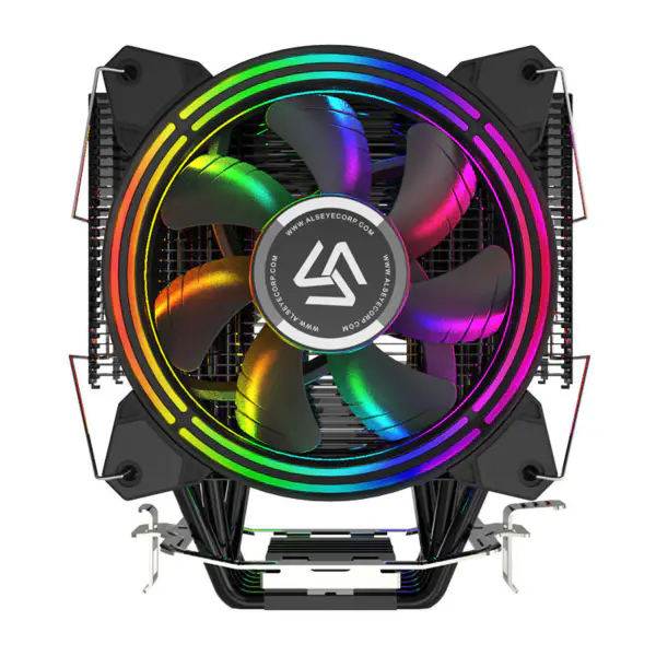 Amazon Myydyin Tdp 180w Gaming tapauksessa Cpu jäähdytin 120mm Pwm asia tuuletin lämpö putket Universal Platform Pc Air Cooler