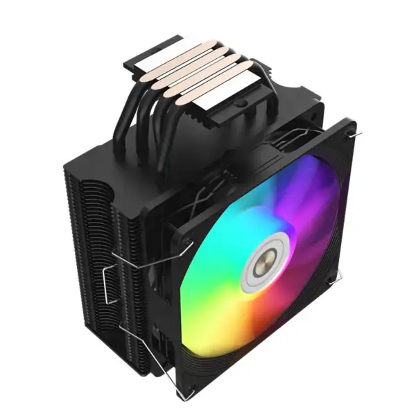 Cpu-ilmanjäähdytin, jossa on 4 kuparista suoraa kosketusta lämpöputket Lga1700 ja Am5 varten