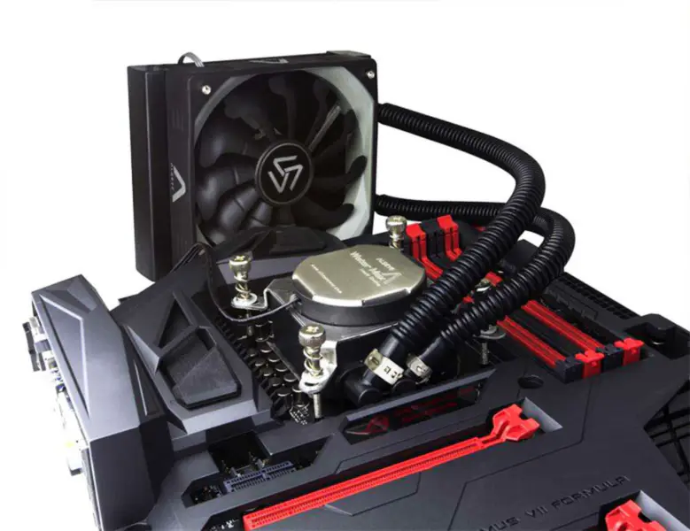 Nestejäähdytin Watermax120 Cpu korkean suorituskyvyn nestejäähdytyksellä Tietokoneen vedenjäähdytystuuletin12cm Pwm 4pin alumiininen jäähdytin