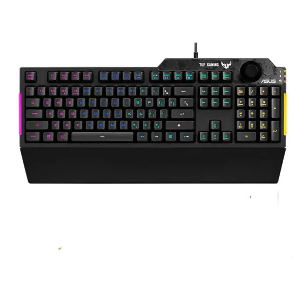 Mekaaninen näppäimistö Tuf Esports Spy Flying Fortress K3 langallinen pelinäppäimistö Rog taustavalo magneettisella imukämmenellä Tuf K3