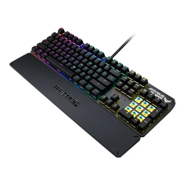 Mekaaninen näppäimistö Tuf Esports Spy Flying Fortress K3 langallinen pelinäppäimistö Rog taustavalo magneettisella imukämmenellä Tuf K3