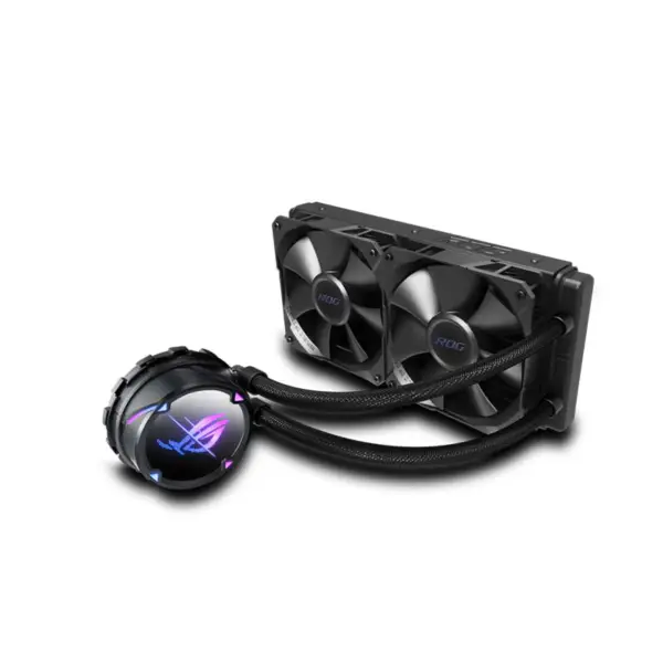 AsUs Rog Strix Lc Ii 240 2fans Integroitu vesijäähdytteinen jäähdytin Cpu Asetek 7th Pwm DC Cpu jäähdytys tuuletin