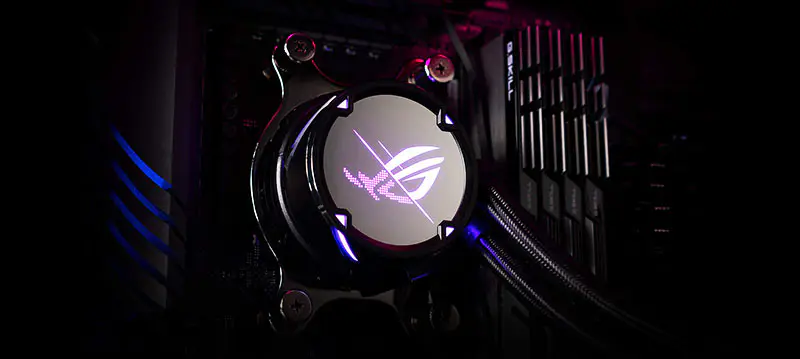 AsUs Rog Strix Lc Ii 240 2fans Integroitu vesijäähdytteinen jäähdytin Cpu Asetek 7th Pwm DC Cpu jäähdytys tuuletin